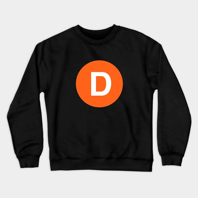 D Train Crewneck Sweatshirt by Assertive Shirts